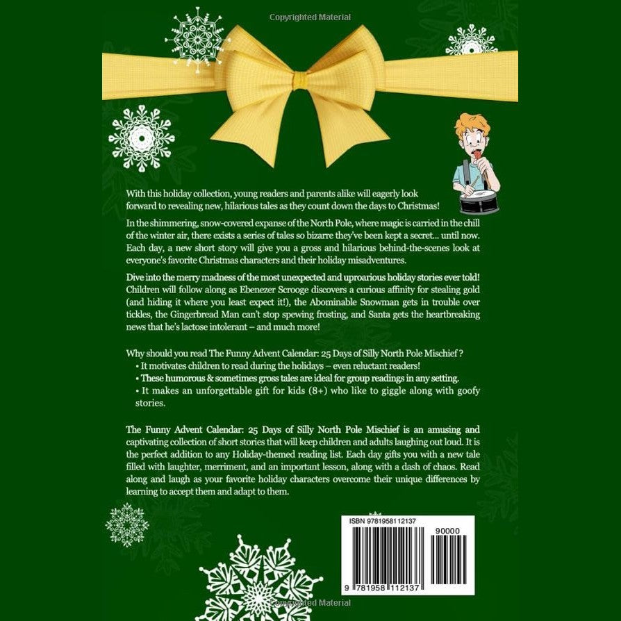 The Funny Advent Calendar 25 Days of Silly North Pole Mischief: Goofy Short Stories Christmas Book Collection for Silly Kids Ages 8-12 Who Love Holidays and Jokes (Holiday Humor) - Medaid International