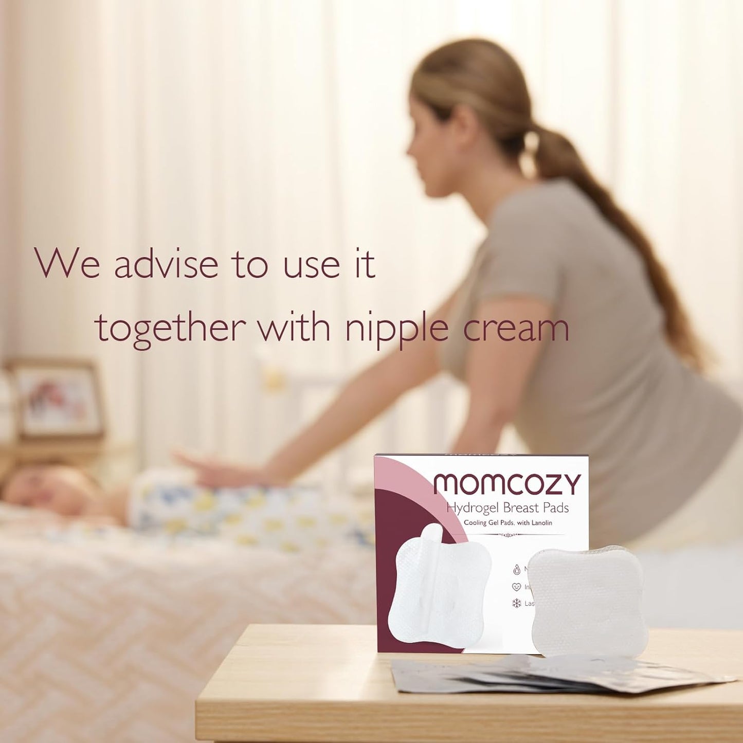 Momcozy Soothing Gel Pads Bf009 6Pcs