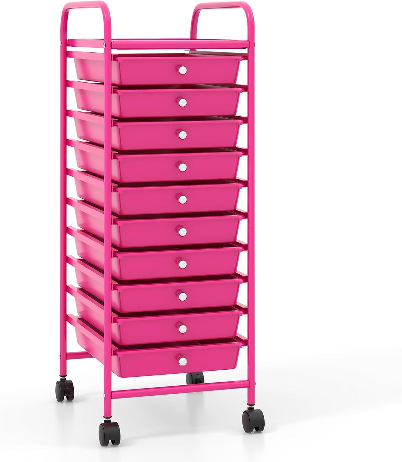 Storage Trolley with 10 Drawers