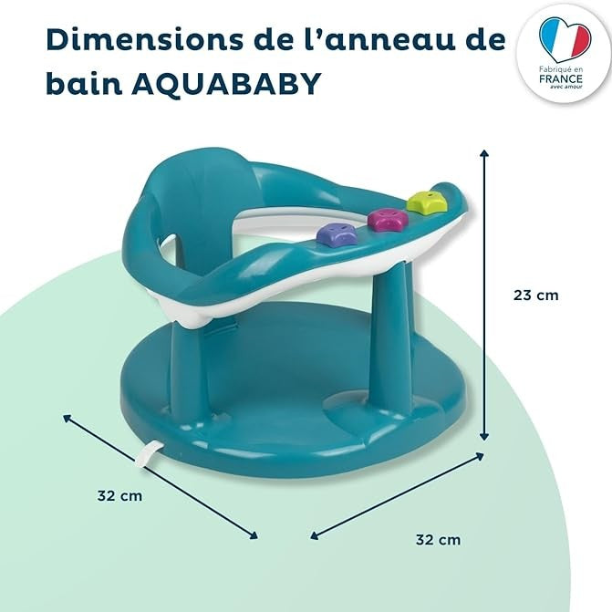 Thermobaby - Aquababy Bath Ring - Deep Peacock - Bath Time