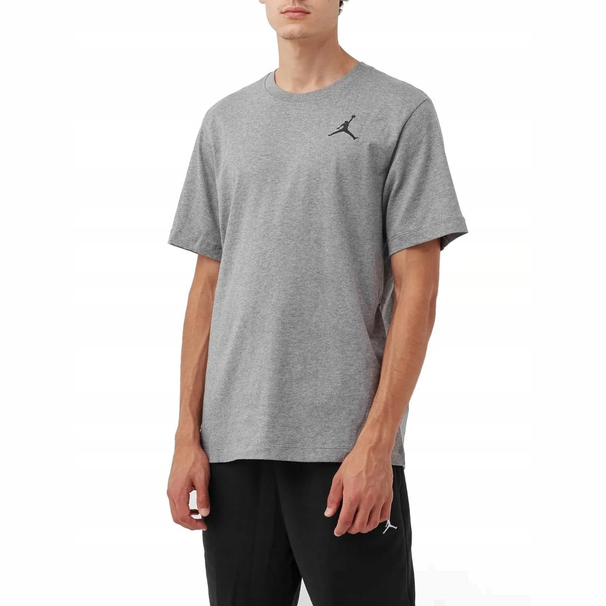 Jordan Carbon Heather/Black Jumpman T-Shirt - M - Medaid International