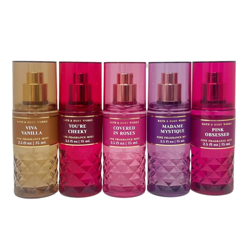 Bath And Body Works Everyday Luxuries 5-piece Mini Fine Fragrance Mist Gift Set