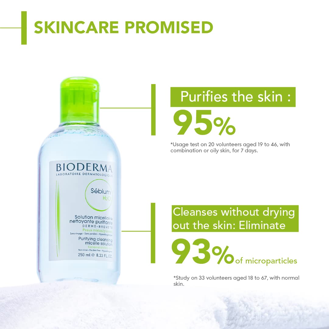 Bioderma Sebium H2O purifying micellar water for combination/oily skin 250ml