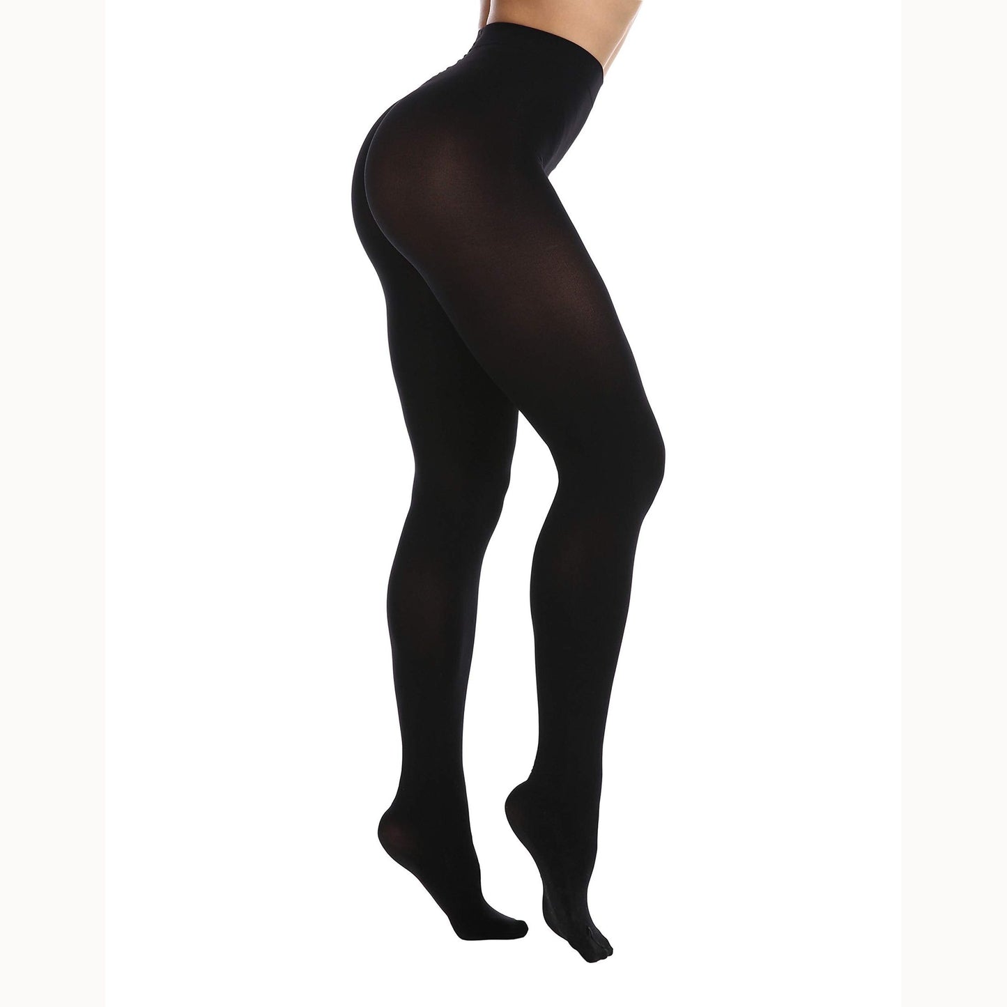 EVERSWE Women's 80 Den Soft Opaque Tights, Women's Tights (S/M, Totally Black) - Medaid International
