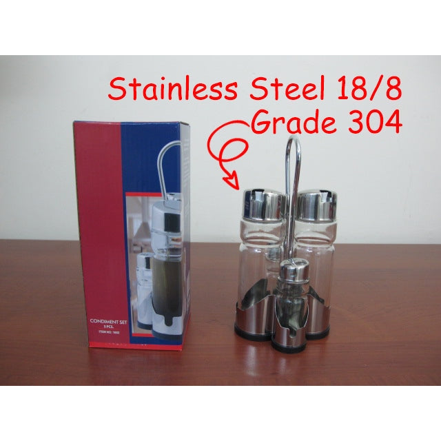 Oil and Vinegar Stainless Steel Set
