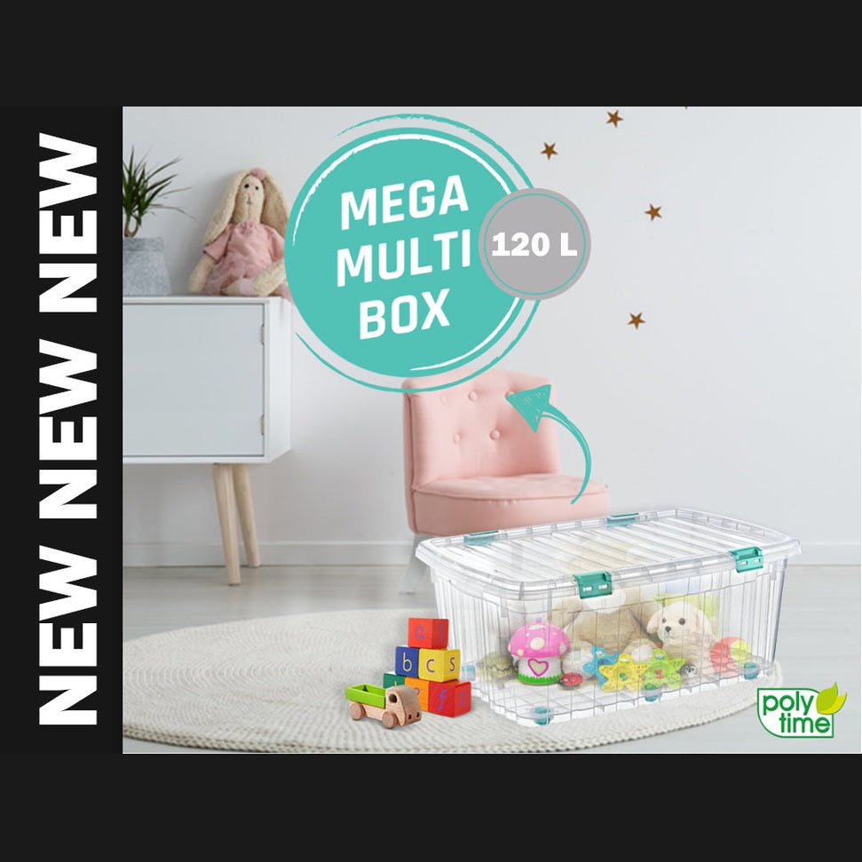 Clear Storage Box 120 L