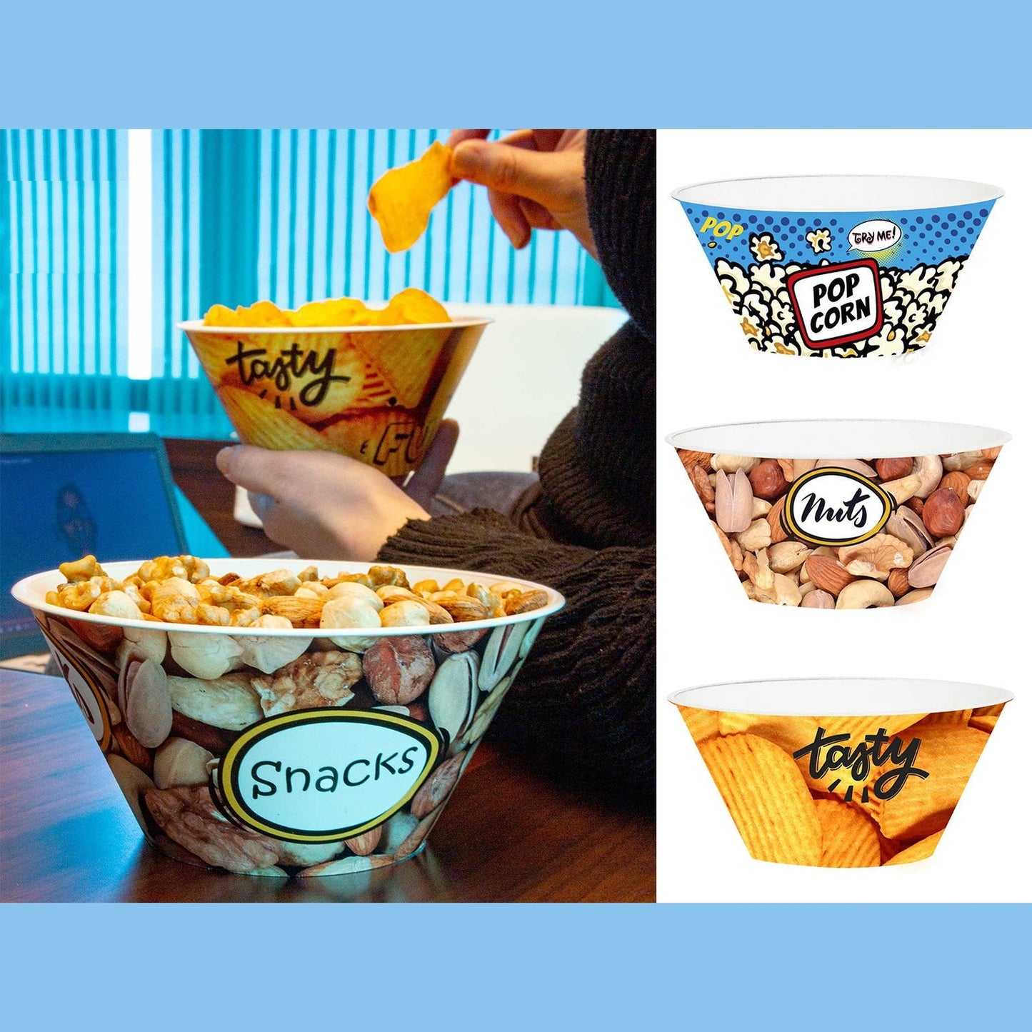 Plastic Snack Bowl