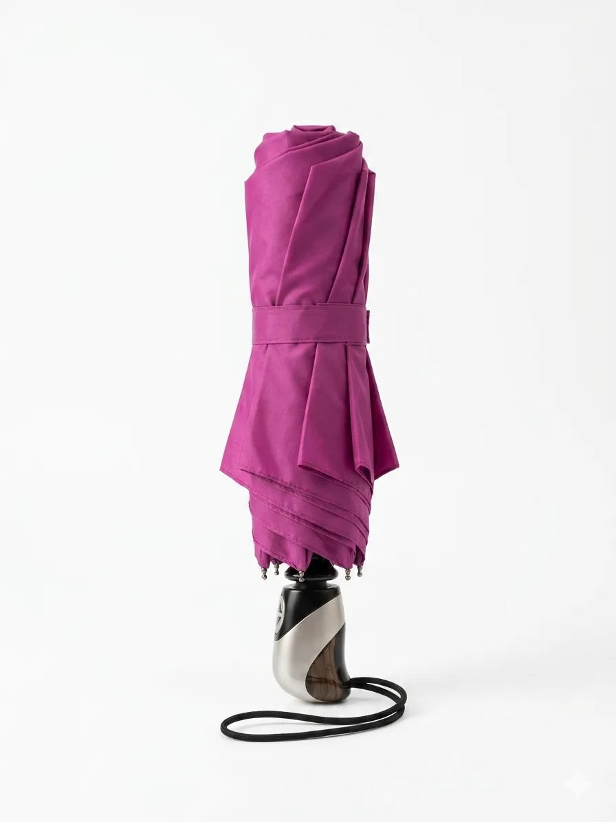 SD Compact Magenta Foldable Travel Umbrella | SD In Lebanon
