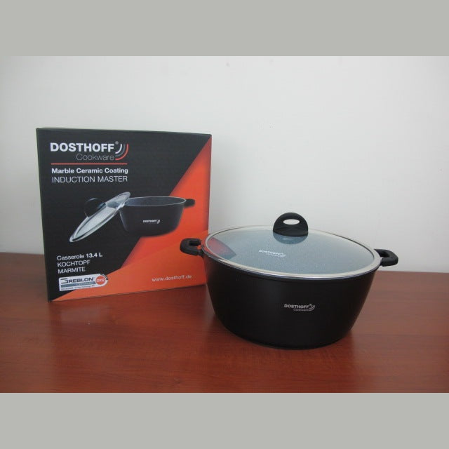 DOSTHOFF INDUCTION MASTER CASSEROLE BLACK 36 CM 13.4 L W