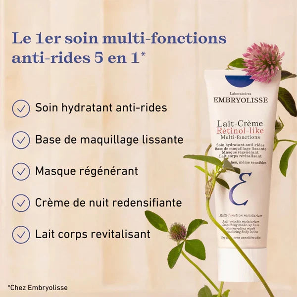 EMBRYOLISSE MULTI-FUNCTION MOISTURIZER - 400ML- MOISTURIZER+PRIMER+MAKEUP REMOVER