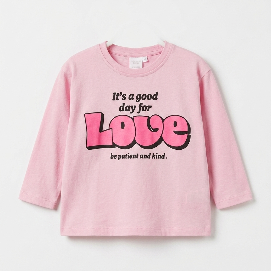 Zara Girl's Pink Printed Blouse | Zara In Lebanon