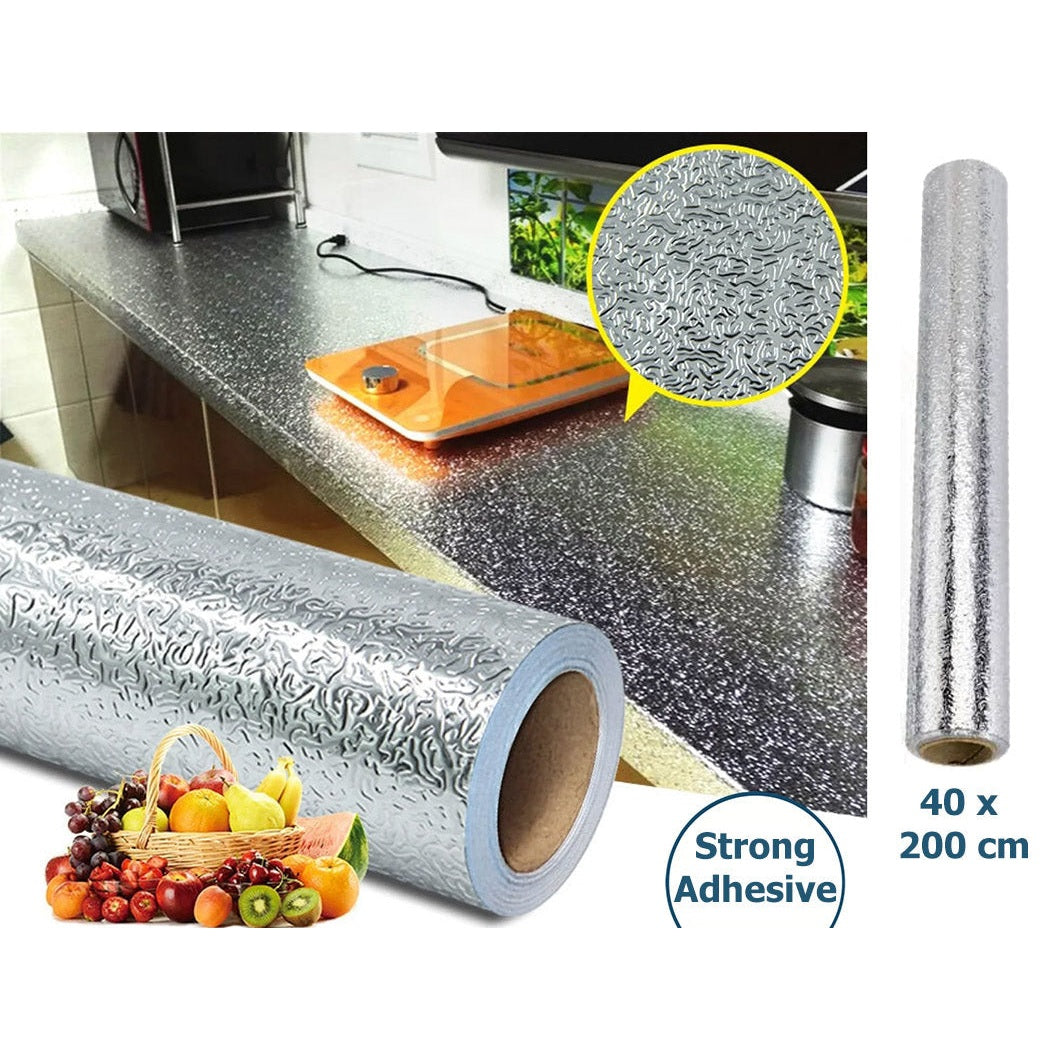 Self Adhesive aluminium kitchen sheet 40 x 200 cm