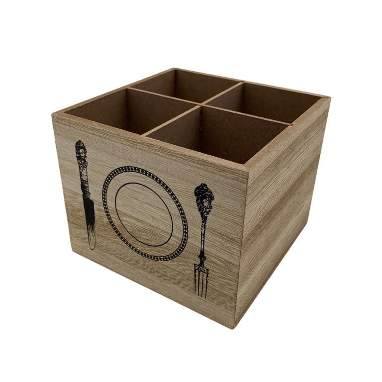 Wooden Cutlery Holder