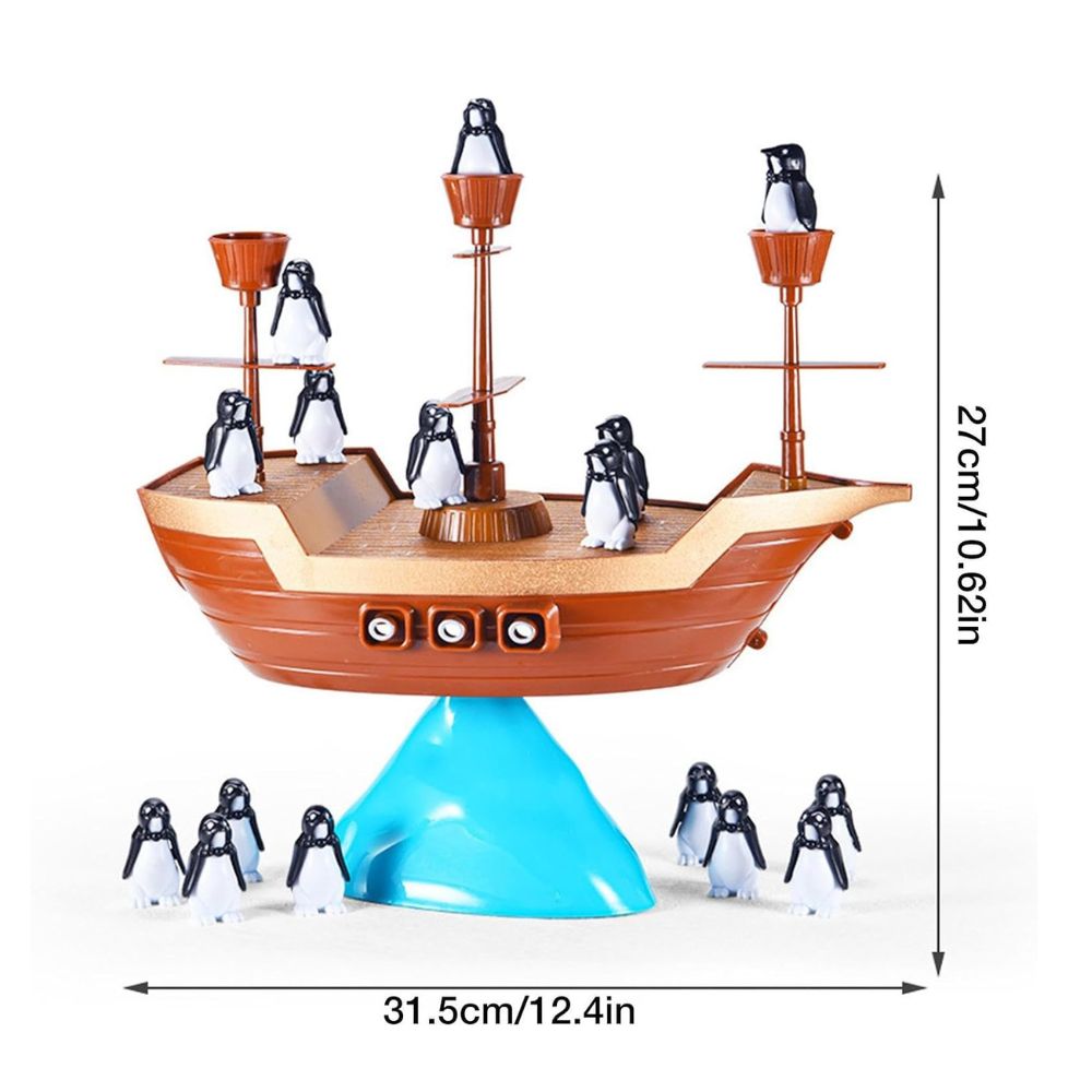 Balance Penguin Pirate Boat