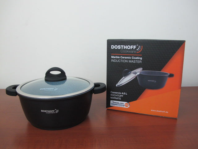 DOSTHOFF INDUCTION MASTER CASSEROLE BLACK 24 CM 4.3 L
