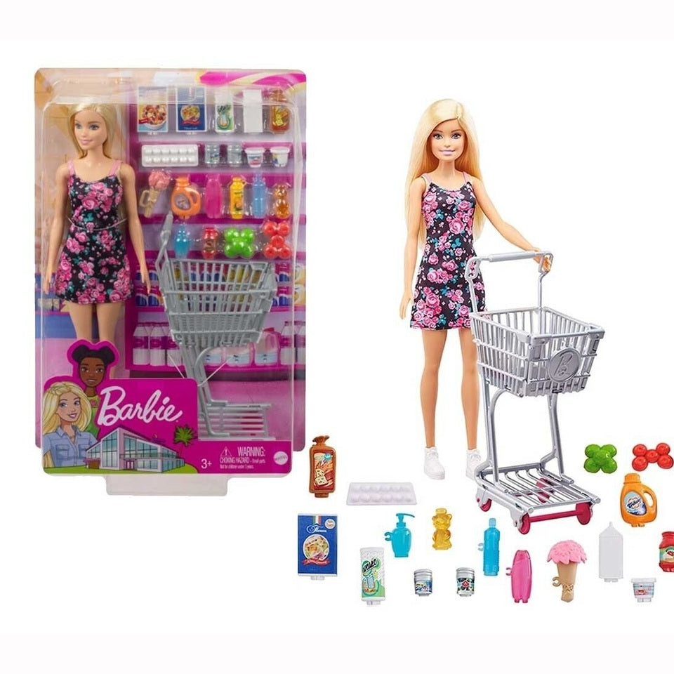 Barbie Doll And Shopping Set