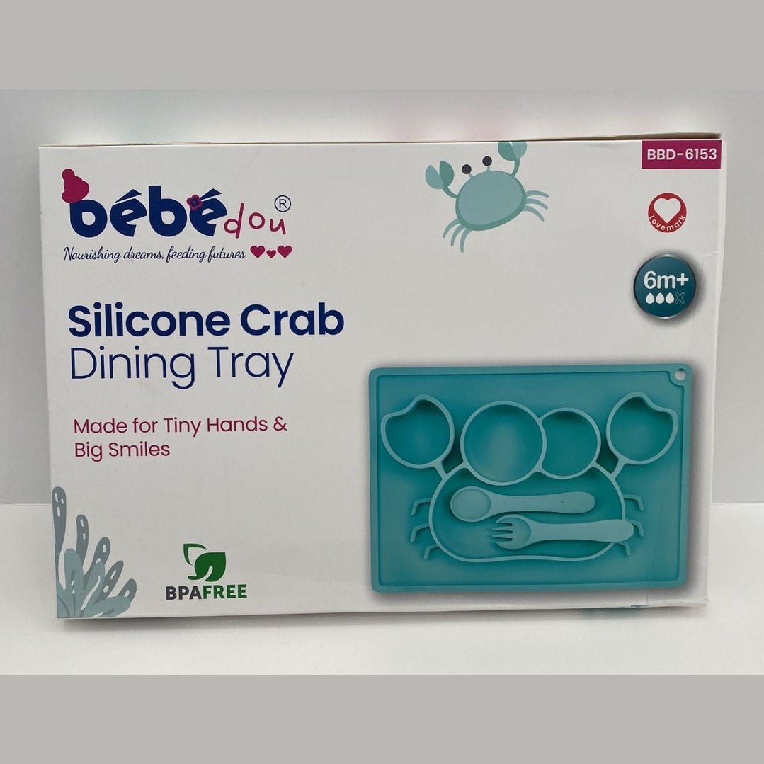 Bebeduo Silicone Crab Dining Tray