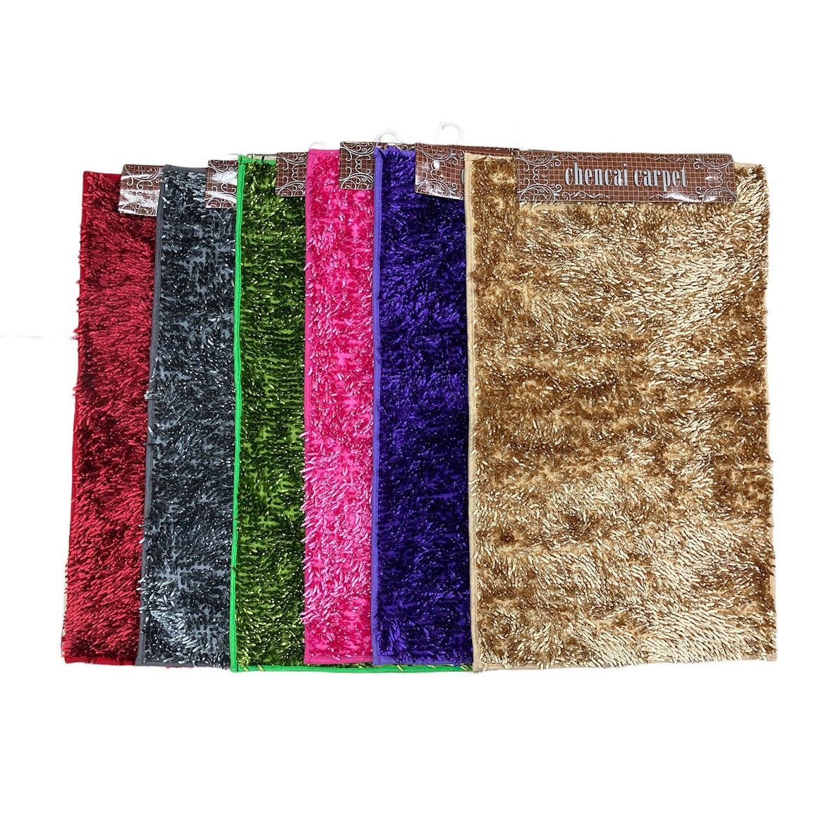 Shiny Shag Bathroom Rug 80*50 cm