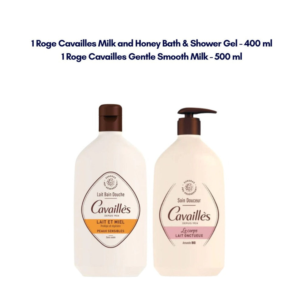 Roge Cavailles Body Milk + Shower Gel Bundle - Medaid International