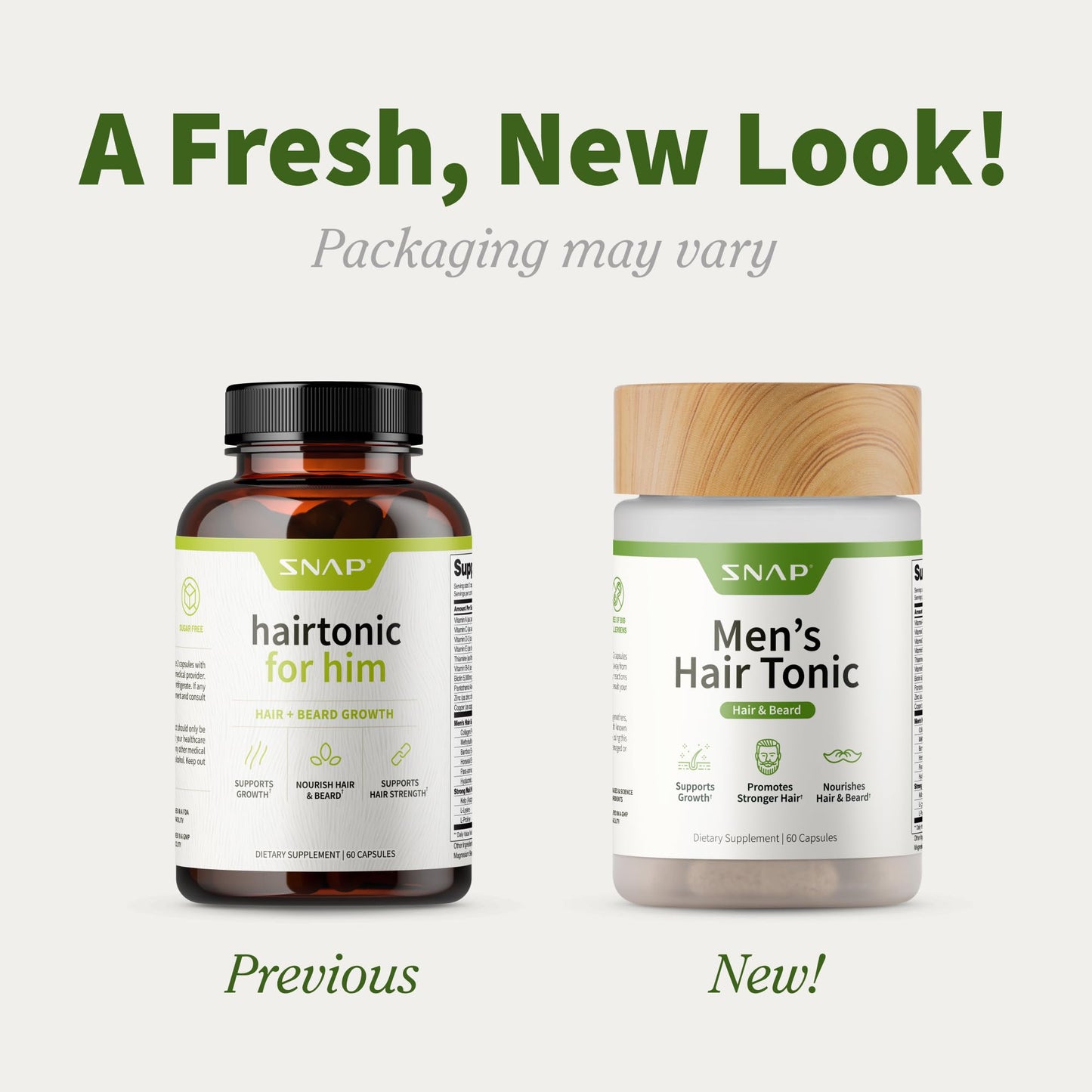 Hair Growth Supplement - Promotes Hair Regrowth, Stops Hair Loss & Boosts Beard Growth with Biotin, Kelp, Bamboo & More for Skin, Nails & Hair (60 Capsules) - Medaid International
