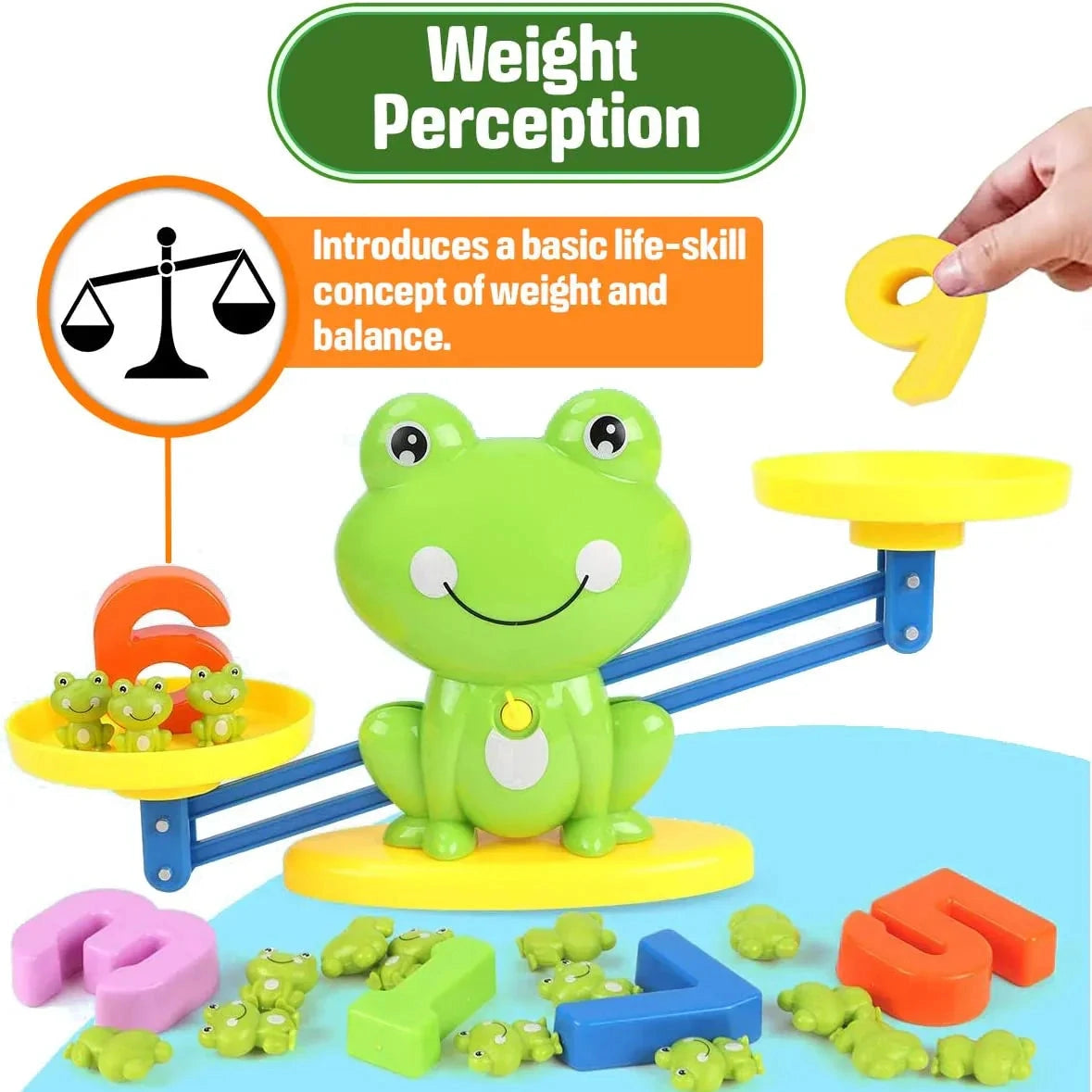 Frog Balance Math Games لعبة توازن الضفدع الرياضية