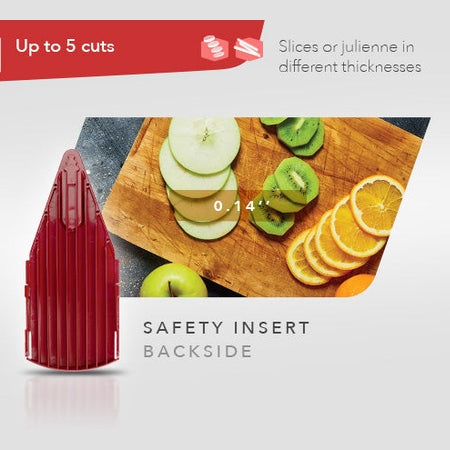 5-in-1 Stainless Steel Mandolin Vegetable Slicer