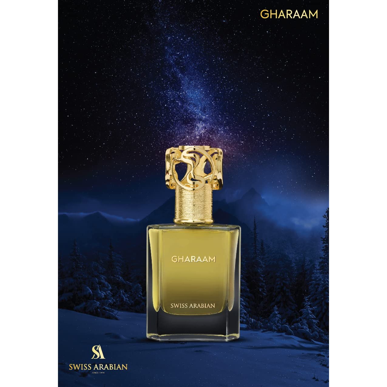 Swiss Arabian Gharaam - Luxury Products From Dubai - Long Lasting, Addictive Personal EDP Spray Fragrance - Seductive Signature Aroma - 1.7 Oz - Medaid International