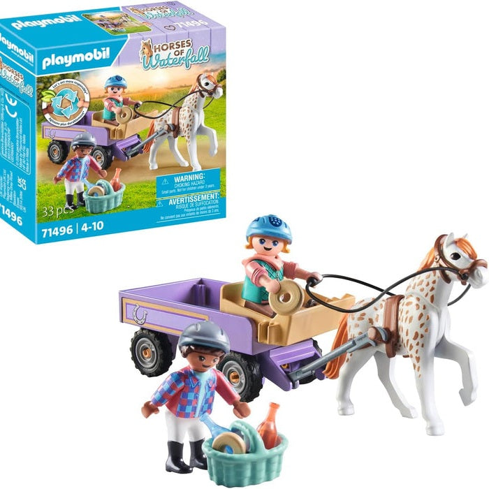 Playmobil Horses of Waterfall Pony Carriage A Magical Pony Ride