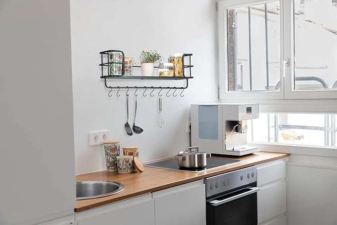 Industrial Wall Shelves Set of 2 By Wenko