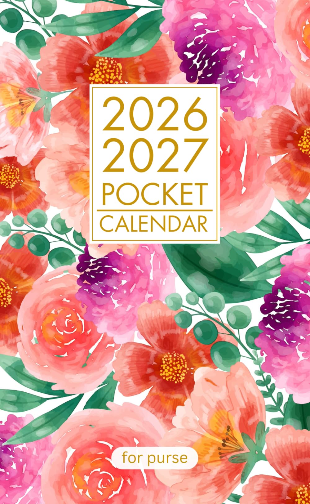 Pocket Calendar 2026-2027 for Purse: 2 Year Pocket Planner January 2026 - December 2027 - Medaid International