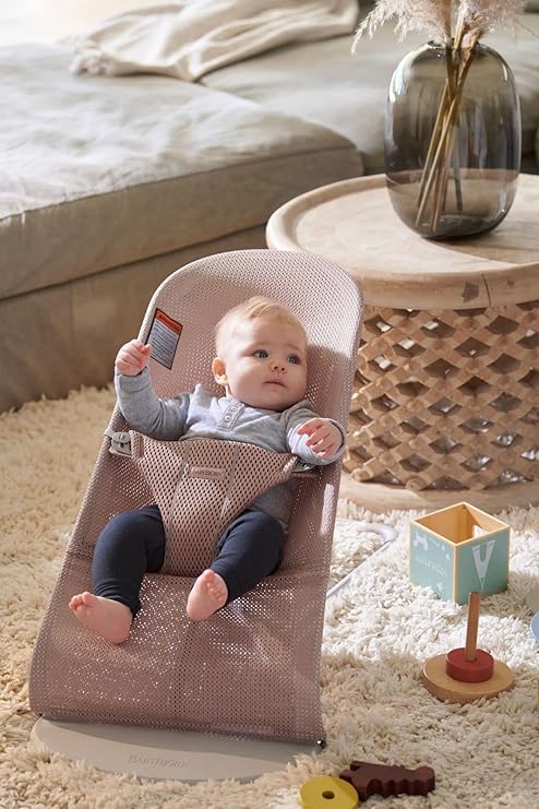 Babybjorn - Bouncer Bliss - Mesh - Dusty Pink