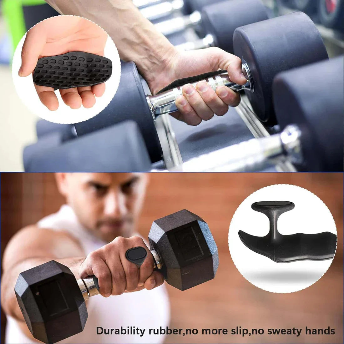 Gripfix Anti-Slip Workout Grips (2pcs)