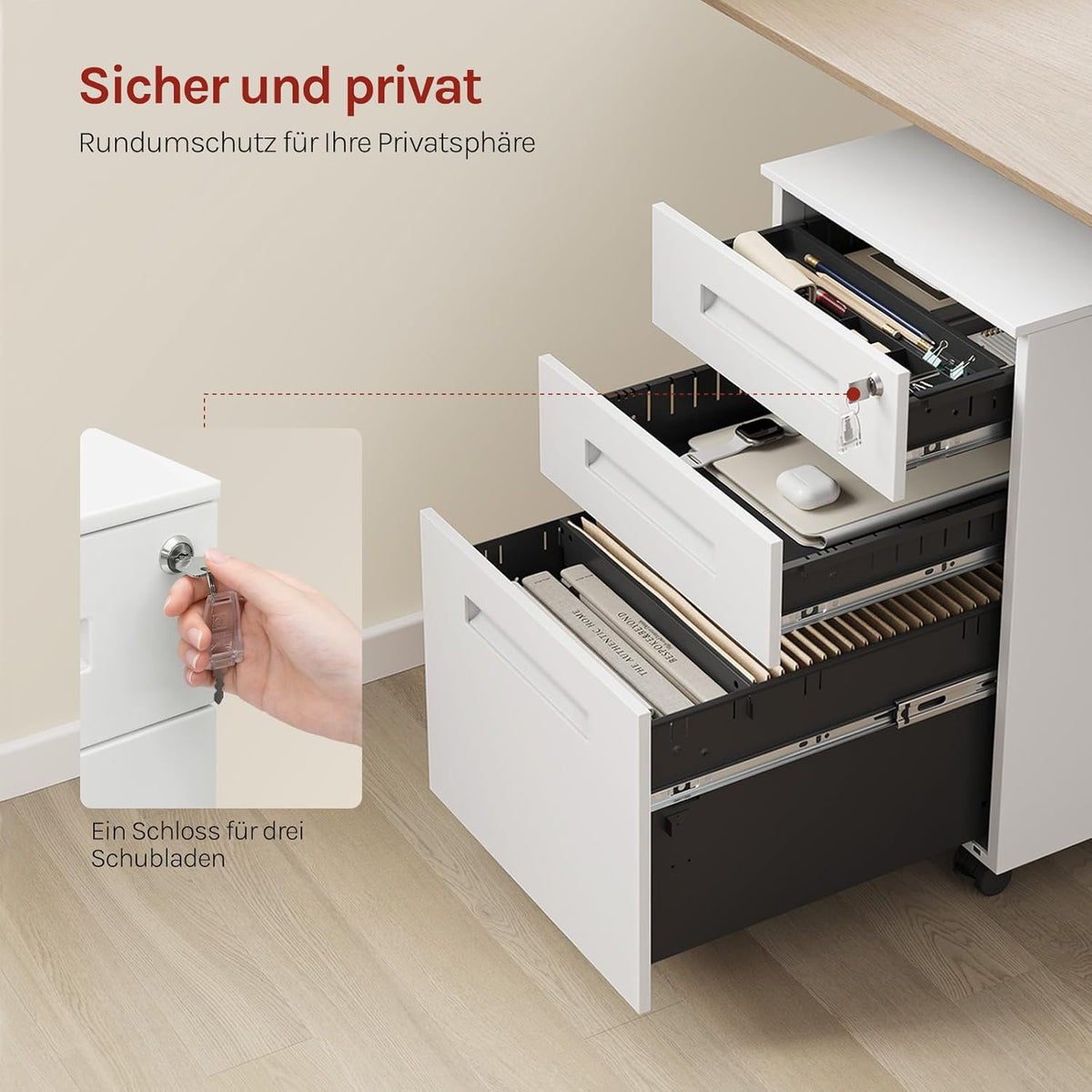WOLTU Metal Rolling Container (SK023WS)