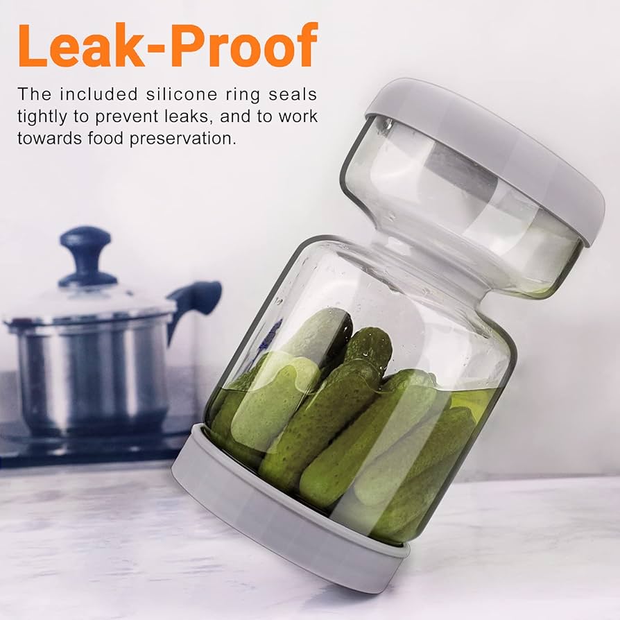 Pickle and Olives LeakProof Jar جرة مخلل وزيتون مانعة للتسرب