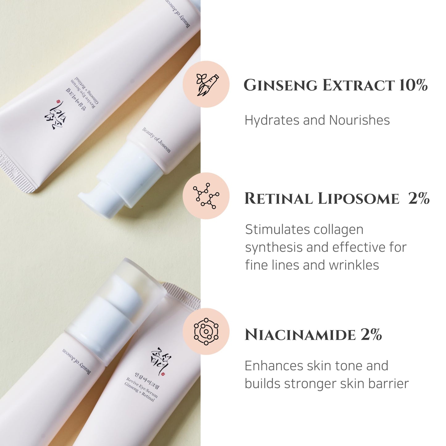 Beauty of Joseon Revive Eye Serum (30ml, 1 fl.oz) + Glow Serum (30ml, 1 fl.oz) Korean Skincare - Medaid International