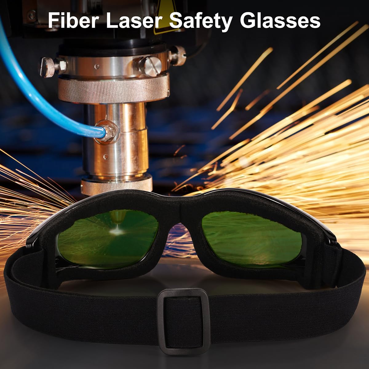 Dubofu Laser Safety Glasses Eye Protection Goggles for 200nm-450nm/ 800nm-2000nm/1064nm Wavelength, Laser Engraver Laser Cutting Protective Glasses, Fiber Laser - Medaid International