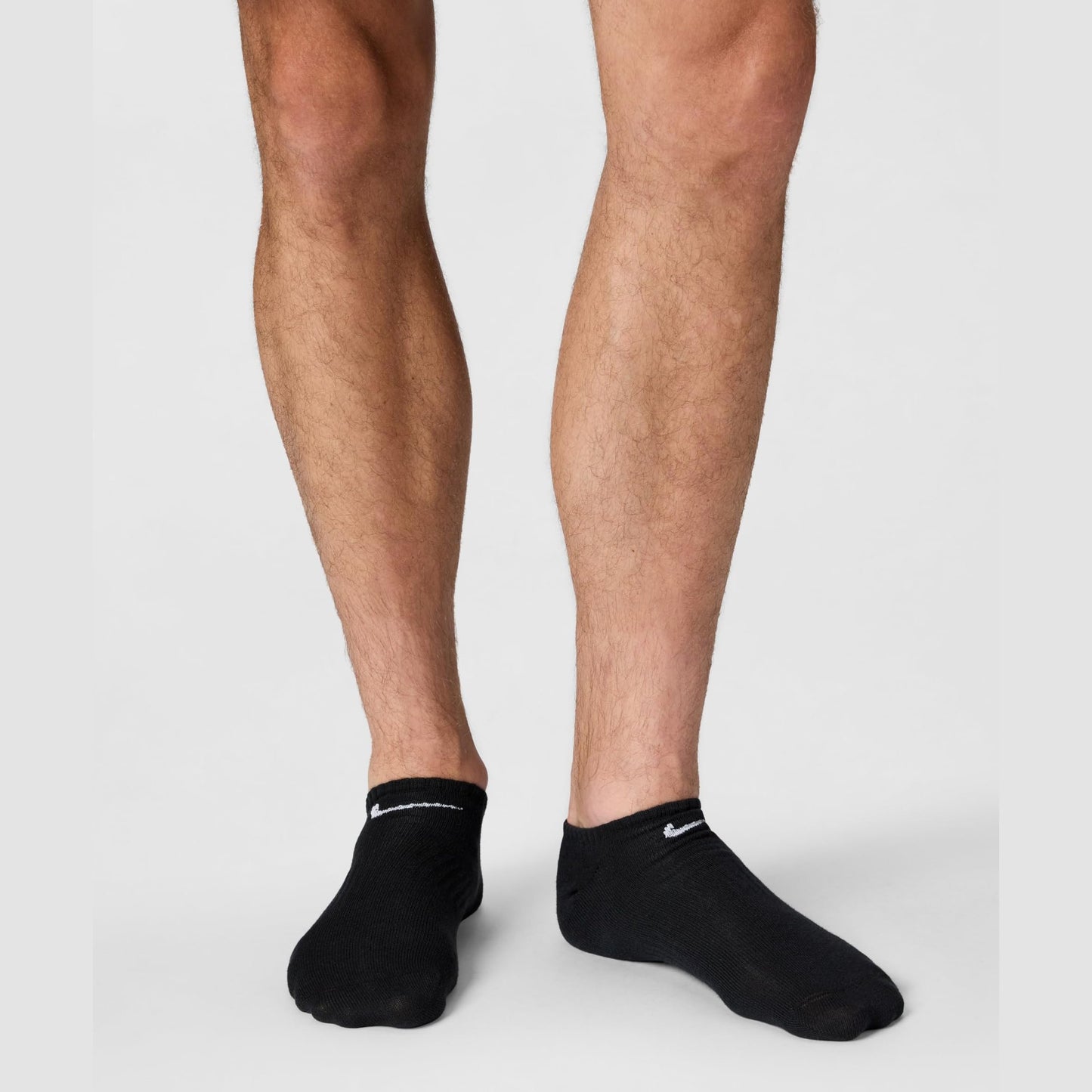 Nike Unisex Everyday Lightweight Training No-Show Socks (6 Pairs), Black/White, Large - Medaid International