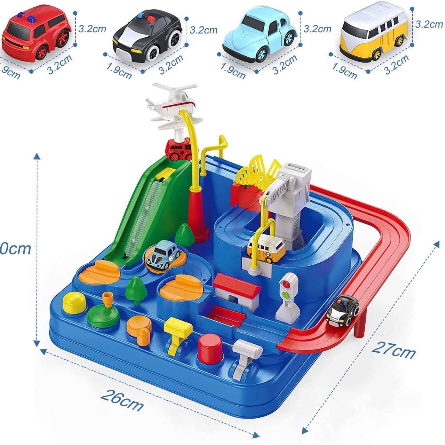 Tumama Kids - Car Adventure Race Track - Toddlers