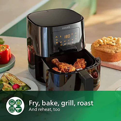 Philips Digital Essential Air Fryer XL,1.2KG, 6.2L, 2000W, HD9270