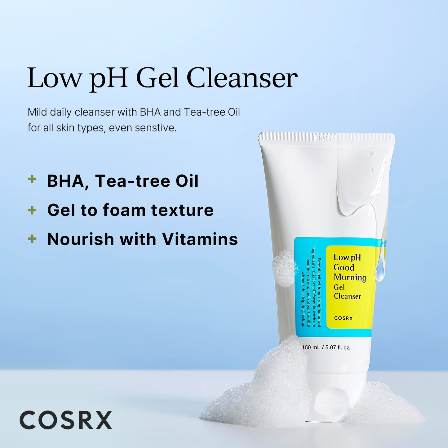 Cosrx Low pH Good Morning Gel Cleanser 150 ml