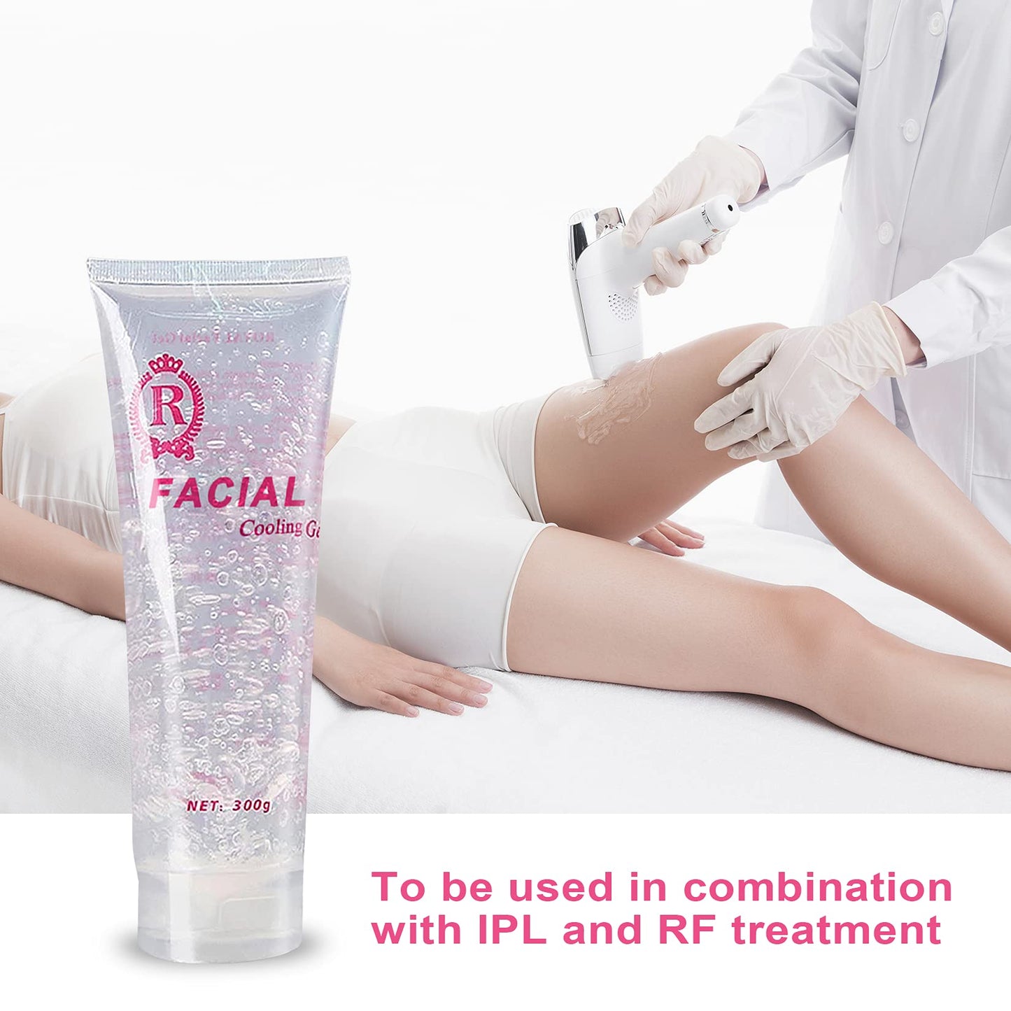 300ML Cooling Gel for Laser Hair Removal Device and Radio Frequency Facial Body Skin Care Machine for Women and Men - Medaid International