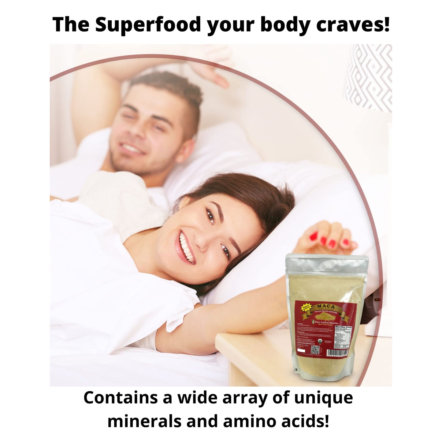 Organic Peruvian Maca Root Powder (16 oz) - Raw & Nutrient-Dense Adaptogenic Superfood - Supports Energy, Hormonal Balance & Endurance - Non-GMO, Gluten-Free & Vegan Wellness Booster - Medaid International