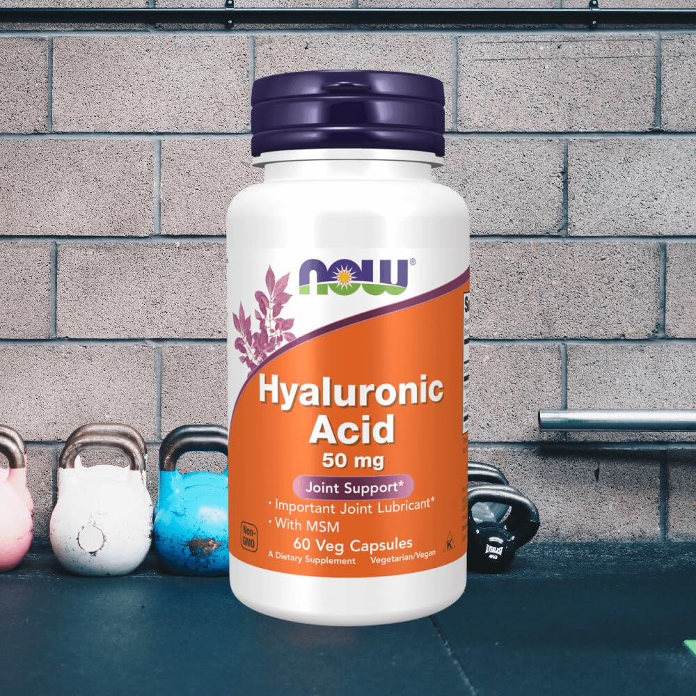 Now Foods Hyaluronic Acid MSM, 60 CT - Medaid International