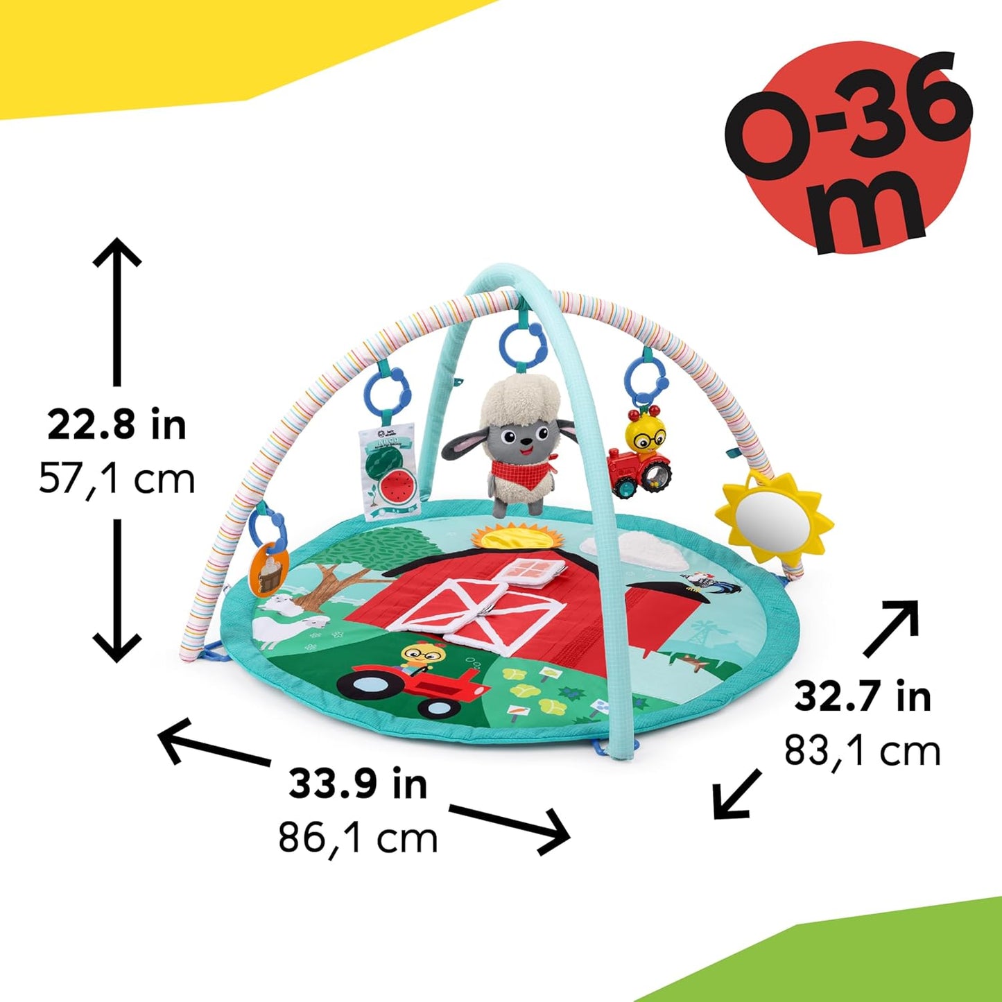 Kids2 - Be Happy Harvest Touch & Feel Gym