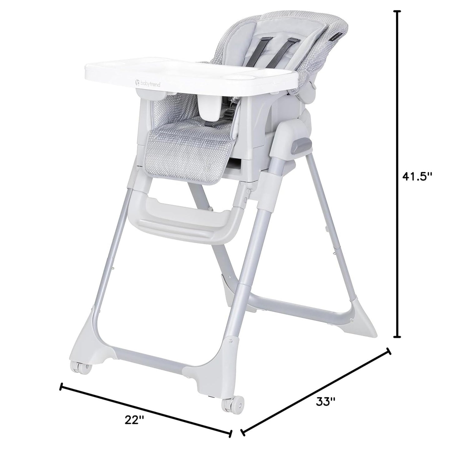 BabyTrend - Everlast 7in1 - High Chair - Charcoal Stone