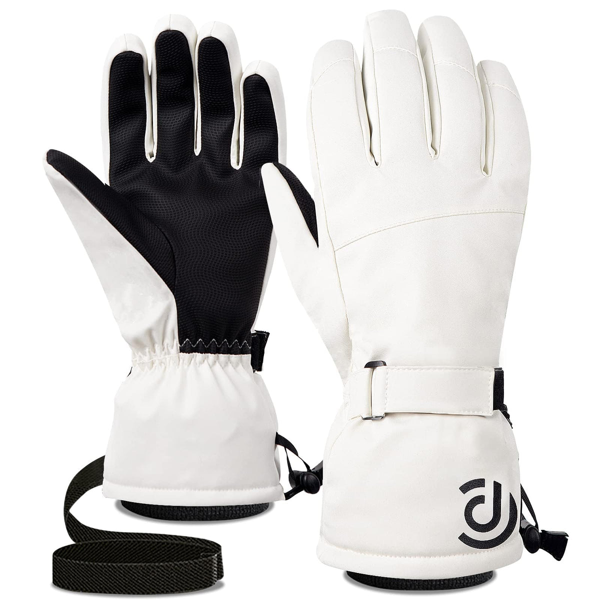 KASTWAVE Winter Gloves for Men Women - Wool Fleece Liner Touchscreen Gloves, Thermal Warm Winter Gloves for Cold Weather