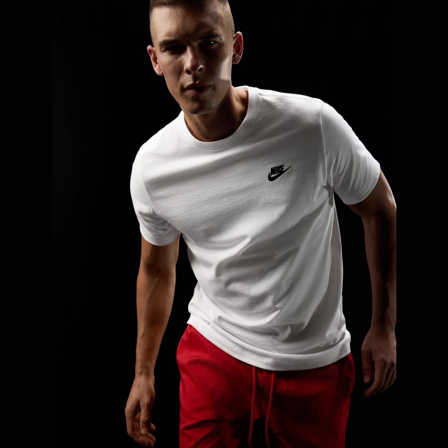 Nike Men's Sportswear Club T-Shirt, White/Black, XL Tall - Medaid International