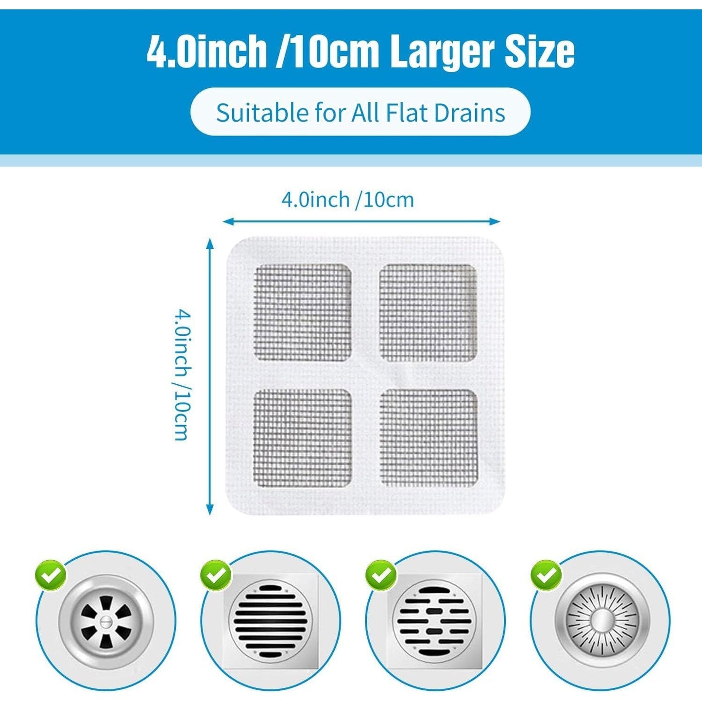 Drain and Net Mesh (30pcs)