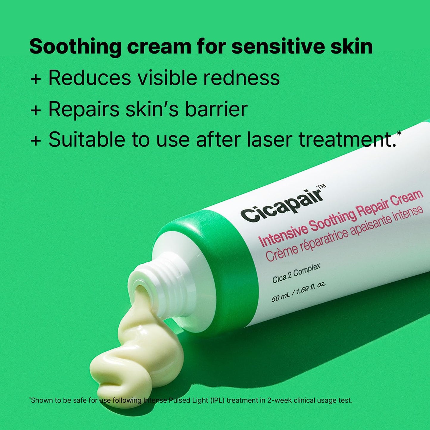 Dr.Jart+ Cicapair Sensitive Skin Korean Face Moisturizer for Redness and Barrier Repair with Centella Asiatica | Korean Skin Care | Travel Size, 0.51 Fl Oz - Medaid International
