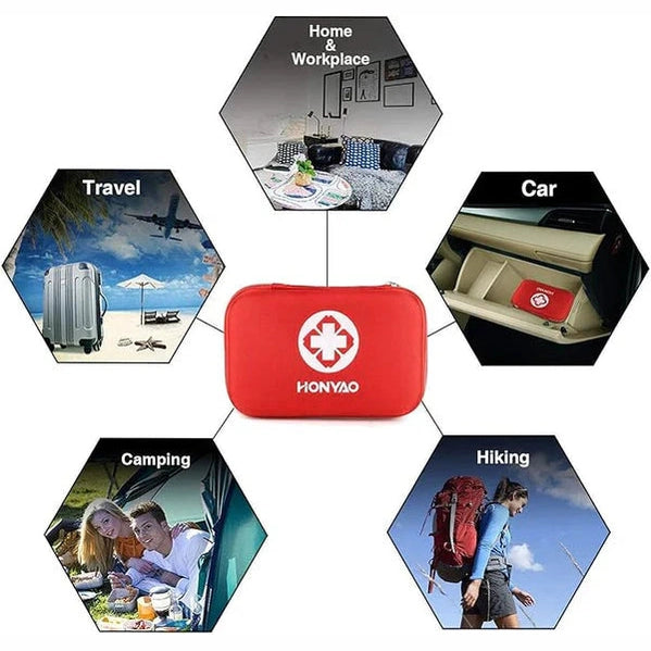 Car First Aid Kits 30Pcs Survival Gear Home Travel Size Small Emergency Kit